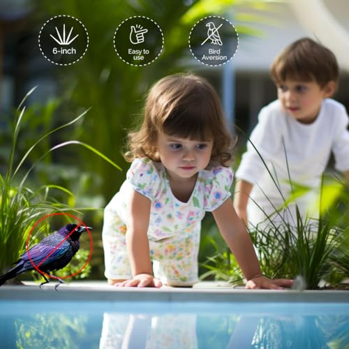 Bird-X Stainless Steel Bird Spikes, 6-inch Regular Wide Spikes, Bird Spikes for Pigeons and Other Small Birds, Easy to Install, Contains 2 ft. Strips, Covers 50 Linear Feet Area - Image 5