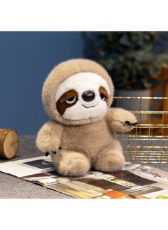 Cute Dummy Sloth Doll Simulation Doll Plush Doll Children's Sleeping Q Version Doll-Specifications:22cm（190g）-Color:Sloth Doll