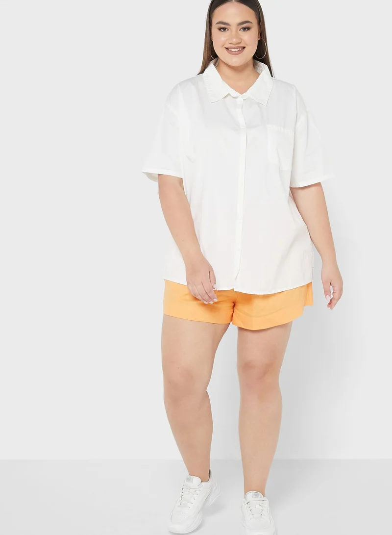 Cotton On Curve Essential Button Down Shirt