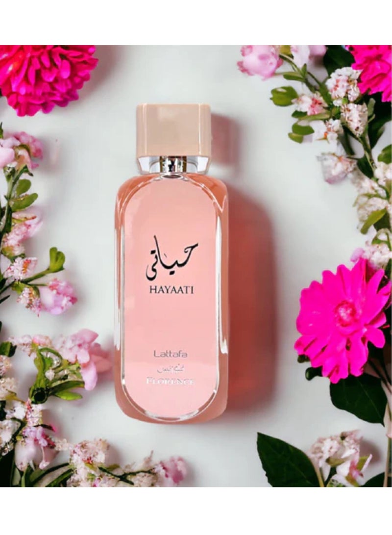 Lattafa Hayaati Florence Eau de Parfum 100ML - Image 3