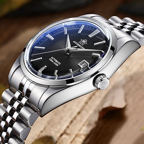 ADDIESDIVE Luxury Automatic Watch for Men 39 MM Simple Analog Dial Jubilee Steel Strap NH35A Movement Minimalist Watch - Image 2