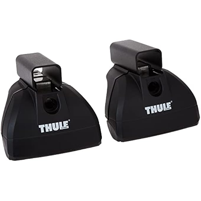 THULE 4602 Podium Foot Half Pack for Vehicles w/Integrated Fixed Point Or Flush Mount Rail Attachment Locations Podium Foot Half Pack, one Color, One Size - Image 1