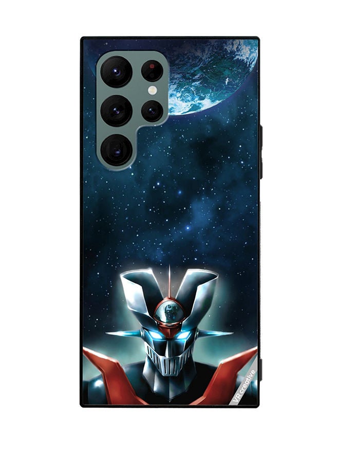 VR CREATIVE Protective Case Cover For Samsung Galaxy S22 Ultra 5G Mazinger Z Design Multicolour - Image 1