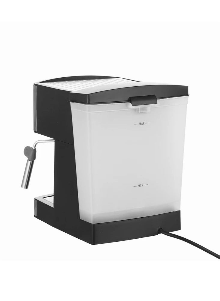 Generic - Automatic Small Multi-Function Coffee Machine 850W 5 Cups Steam Double Cup Milk Frothed Espresso - Image 1