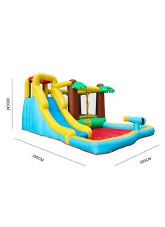 JSAITOYS Water Park Inflatable Bouncy Combo With Slide Pool Perfect Outdoor Fun for Kids  - Image 2