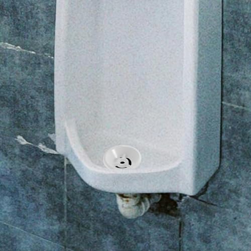 ORFOFE 2pcs Urinal Strainer Stoppers Bathroom Drain Cover with Odor Prevents Splashing Fits for Standard Urinals White - Image 5
