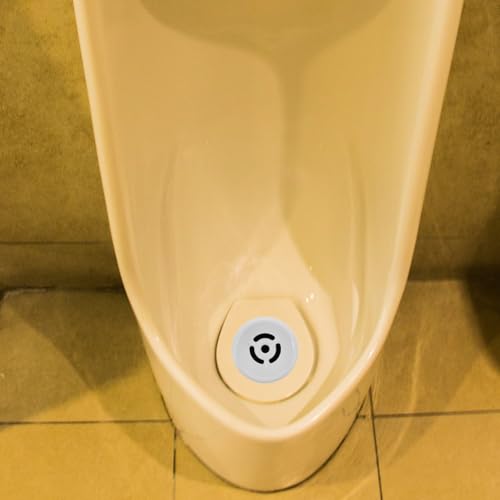 ORFOFE 2pcs Urinal Strainer Stoppers Bathroom Drain Cover with Odor Prevents Splashing Fits for Standard Urinals White - Image 3