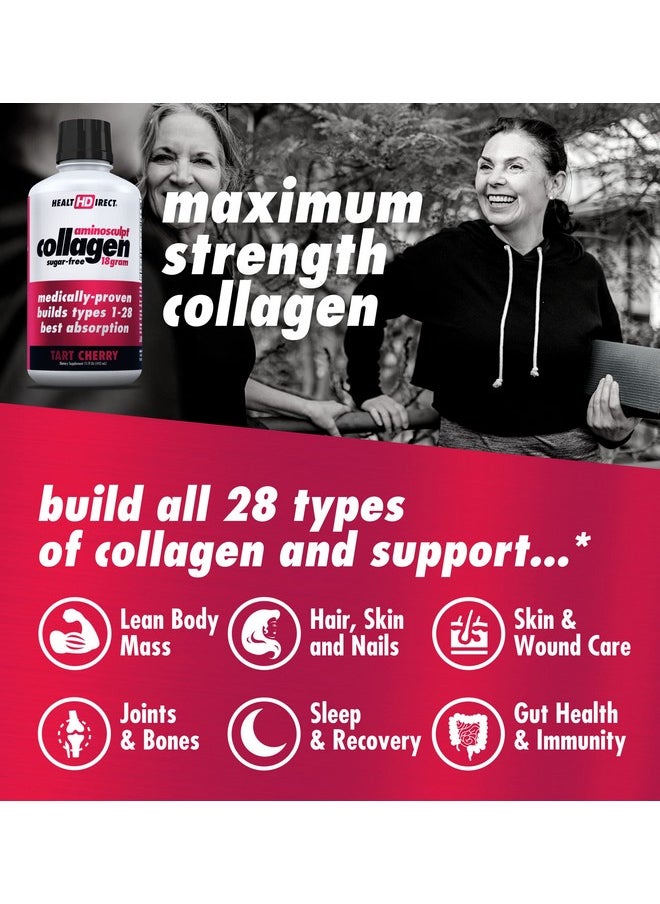 Health Direct - Aminosculpt Original Liquid Collagen Peptides 18000000 Mcg For Hair Skin Nails Paleo And Keto 15 Fl Oz 15 Day Supply Sugarfree Smooth Mango By Health Direct - Image 1