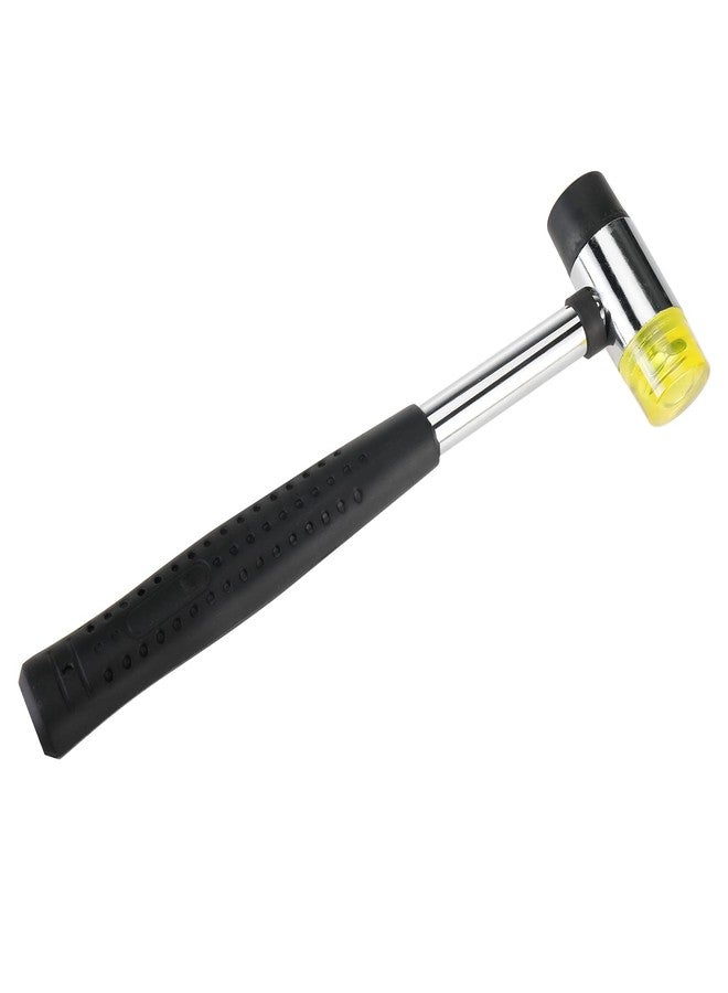 YaeKoo 2Pcs Jewelers Making Tools, Double Face Jewelry Making Rubber Hammer and Stainless Steel Ring Mandrel Sizer Ring Enlarger Stick For Ring Enlargement Repair - Image 5