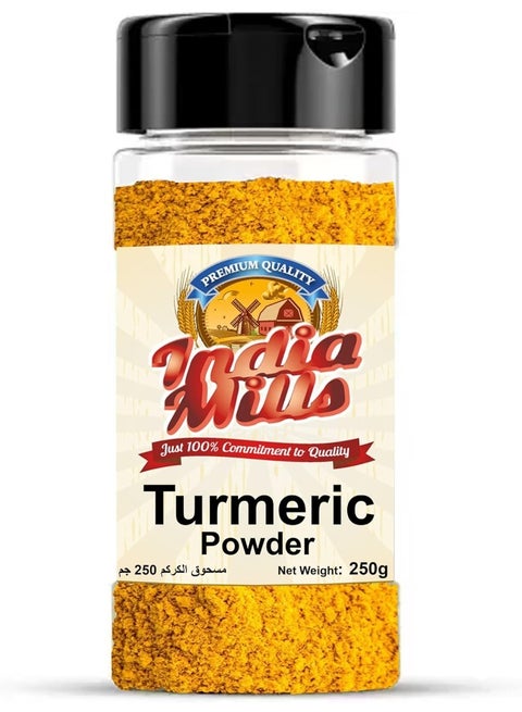 مسحوق الكركم من INDIA MILLS في جرة