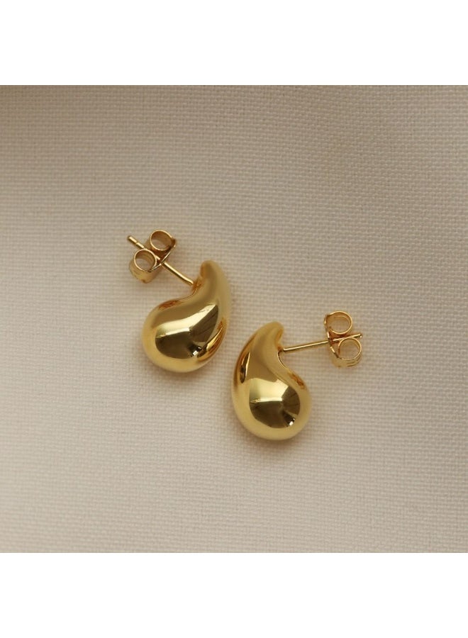 Drops Hoop Earrings for Women – Classic, Lightweight & Stylish Hoops for Daily Wear – Hypoallergenic Fashion Jewelry for All Occasions  - Image 4