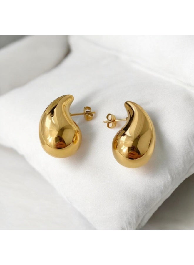Drops Hoop Earrings for Women – Classic, Lightweight & Stylish Hoops for Daily Wear – Hypoallergenic Fashion Jewelry for All Occasions  - Image 5