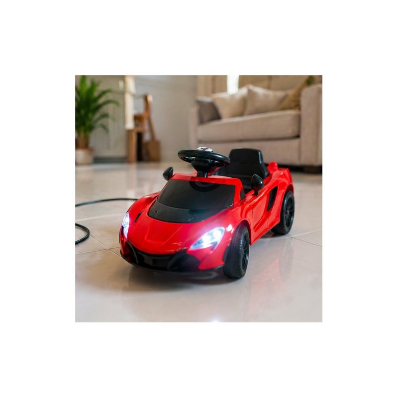 Race Command: Remote Control Sports Car Toy for Kids, Red RC Racing Vehicle with Controller and Lights - Image 4
