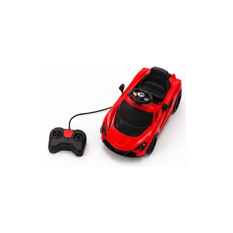 Race Command: Remote Control Sports Car Toy for Kids, Red RC Racing Vehicle with Controller and Lights - Image 1