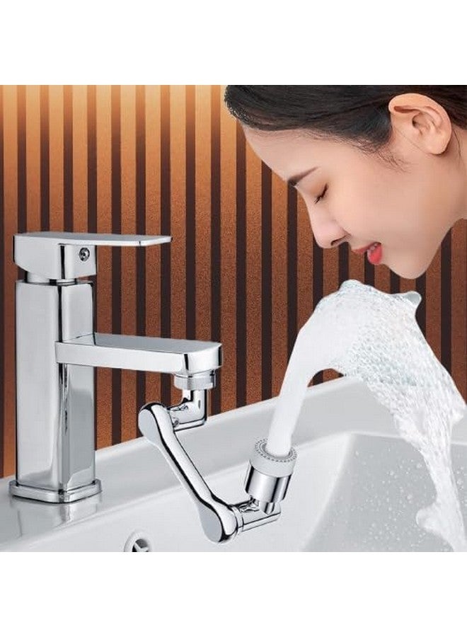SHREE HANS CREATION Faucet Aerator1080° Rotating Faucet Extender Universal Splash Filter Big Angle Swivel Kitchen Tap Extend Bathroom Bubbler Wash Sink Gargle Face Eye Hair - Image 1