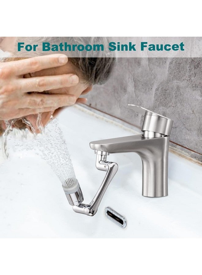 SHREE HANS CREATION Faucet Aerator1080° Rotating Faucet Extender Universal Splash Filter Big Angle Swivel Kitchen Tap Extend Bathroom Bubbler Wash Sink Gargle Face Eye Hair - Image 2