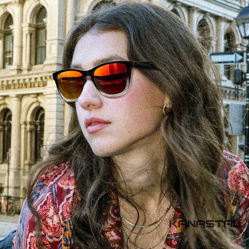 KANASTAL Polarized Sunglasses for Men, Classic Mens Sun Glasses Square, Lightweight Shades for Women 100% UV400 Protection Driving Fishing Outdoor Activities - Image 2