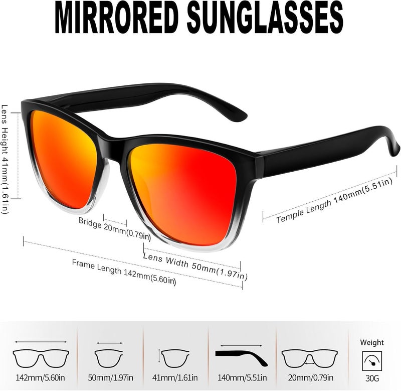 KANASTAL Polarized Sunglasses for Men, Classic Mens Sun Glasses Square, Lightweight Shades for Women 100% UV400 Protection Driving Fishing Outdoor Activities - Image 4