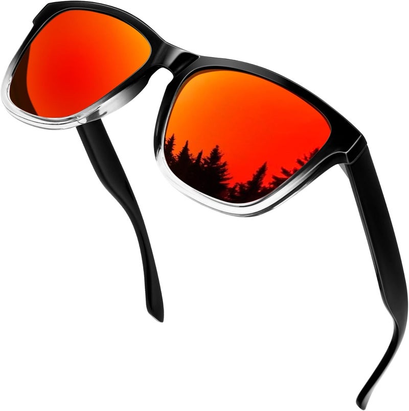 KANASTAL Polarized Sunglasses for Men, Classic Mens Sun Glasses Square, Lightweight Shades for Women 100% UV400 Protection Driving Fishing Outdoor Activities - Image 1