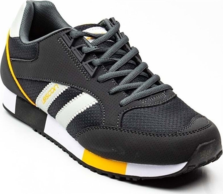 Lescon Boston Men's Sneakers 8505 Smoke Yellow  - Image 1