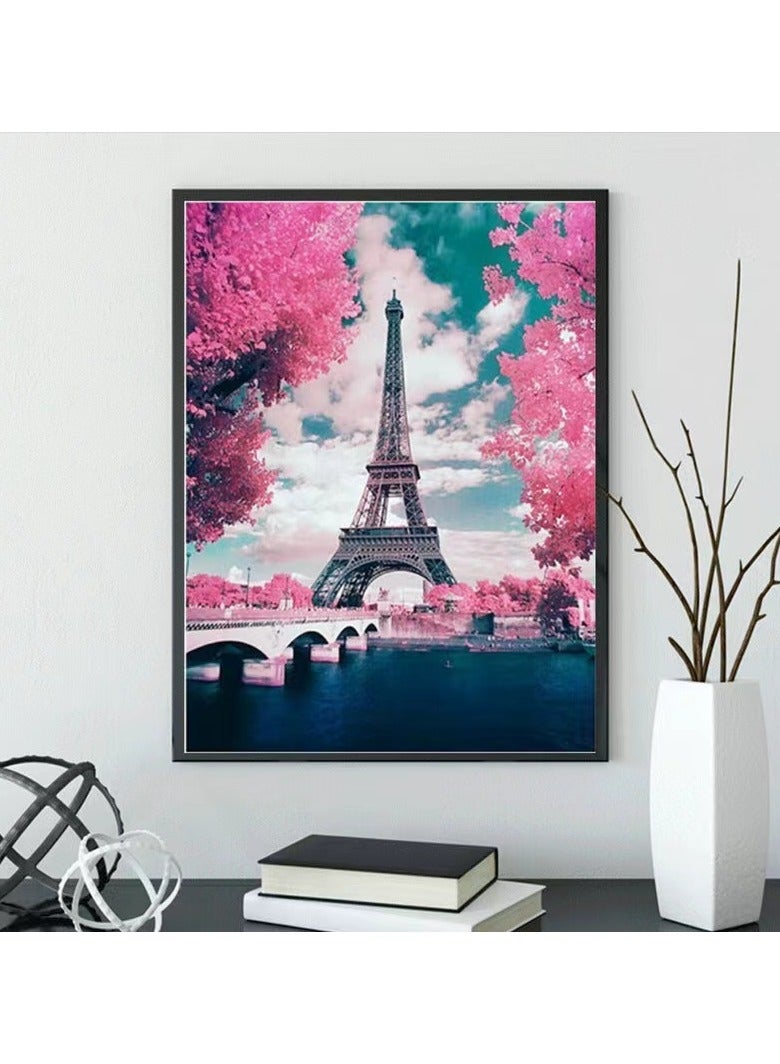 جلوسكي DIY 5D الماس اللوحة بحسب عدد مجموعة، جولة الحفر التطريز الصليب خياطة الفنون الحرفية 30 × 40 سم  - Image 5