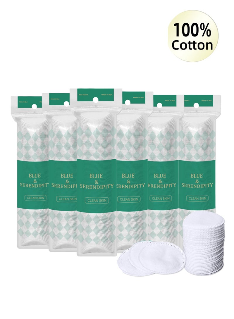 Splendors 600 Count Disposable Make Up Pads Hypo-allergenic Lint-Free For Baby Cleaning Makeup Remover Cotton Pads For Face - Image 1
