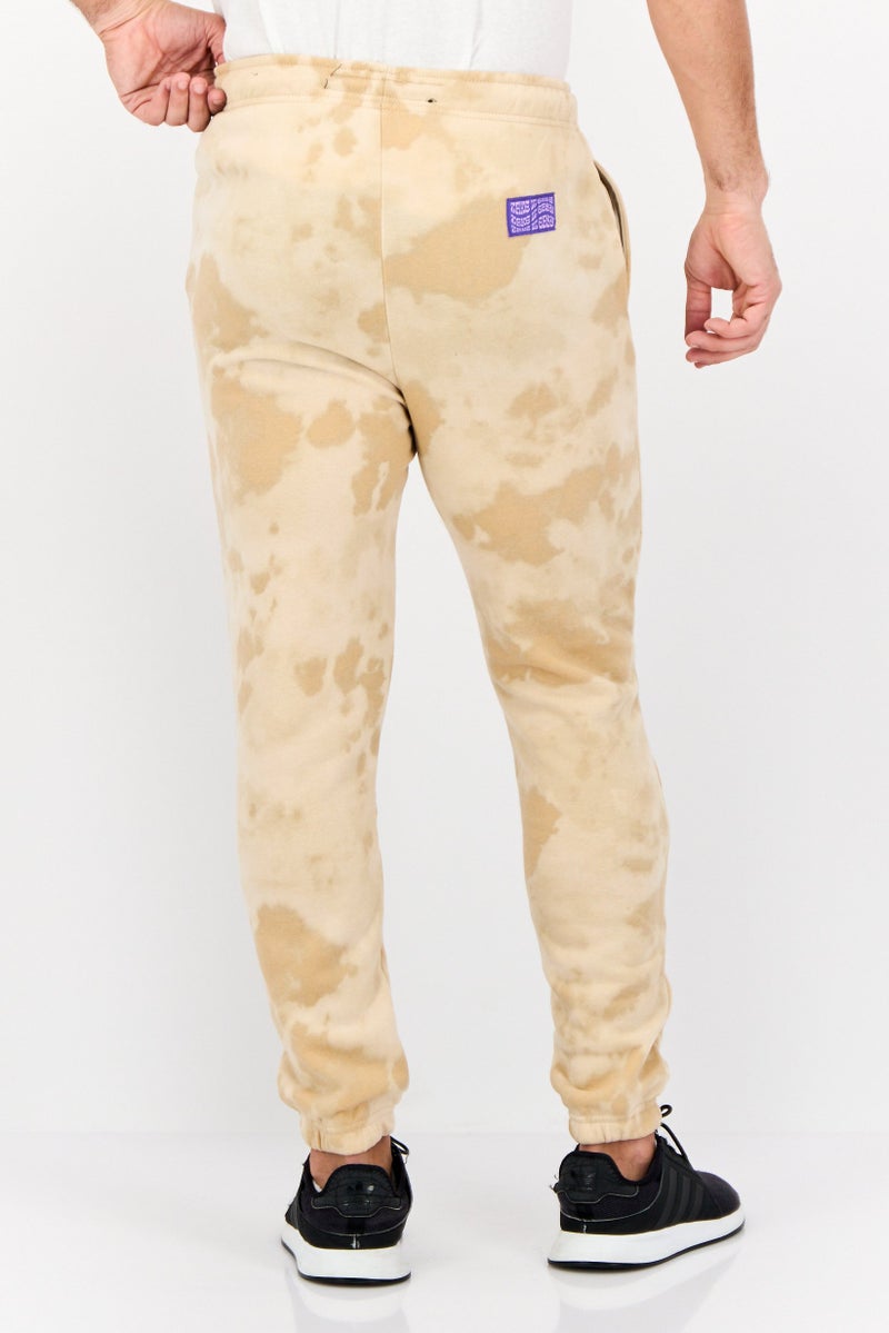 brooklyn Men Regular Fit Graphic Print Sweatpants, Brown - Image 4