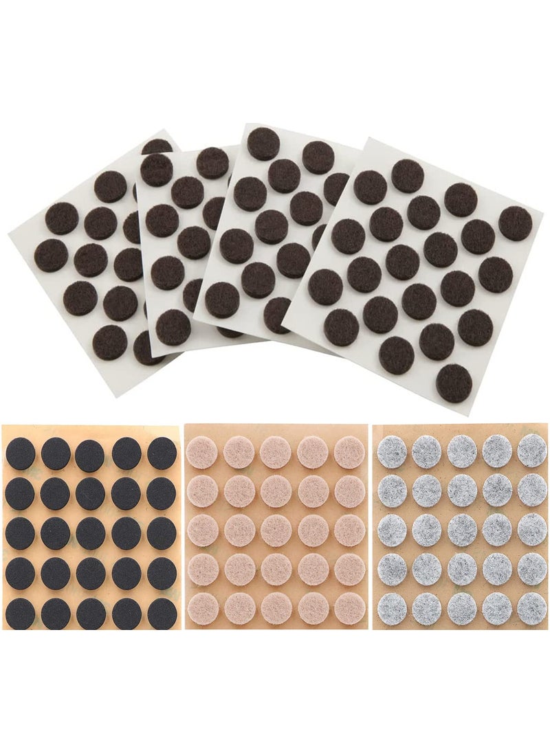 DIY Crafts DIY Crafts 75 Pcs, Grey, Furniture Felt Pads Diameter Round Self Adhesive Protects Kitchen Cabinets, Drawers, Desks and Furniture Against Bumps and Scratches 2 (75 Pcs, Grey)  - Image 1