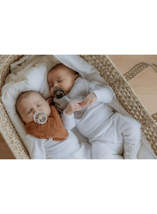 BIBS Pacifiers Boheme Collection ; Bpafree Baby Pacifier ; Made In Denmark ; Set Of 2 Vanillapeach Color Premium Soothers ; Size 618 Months - Image 5