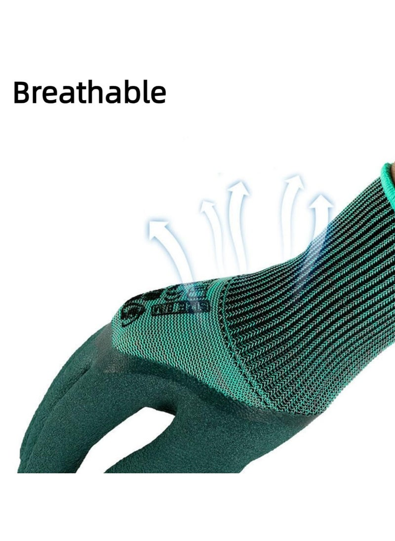 Oasisgalore 4 Pairs Gardening Gloves Safety Work Gloves  - Image 3