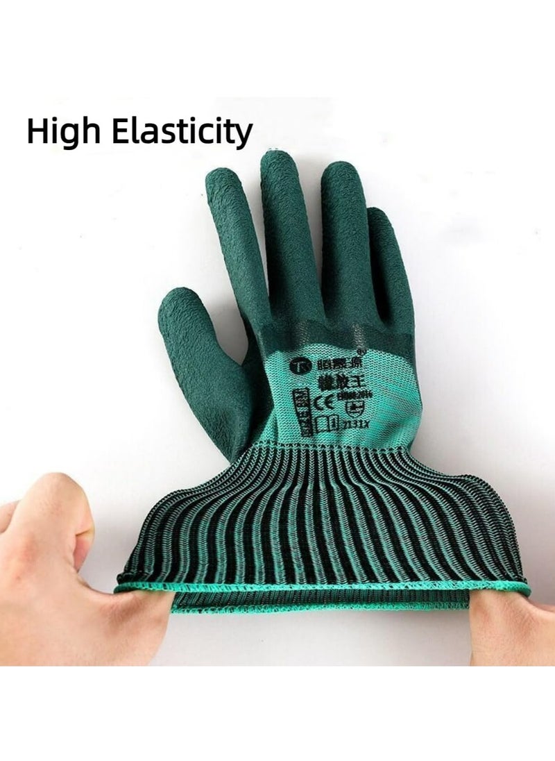 Oasisgalore 4 Pairs Gardening Gloves Safety Work Gloves  - Image 2