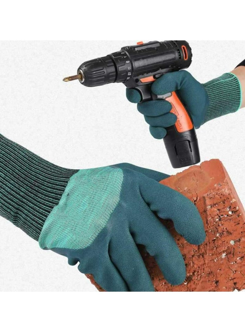 Oasisgalore 4 Pairs Gardening Gloves Safety Work Gloves  - Image 5