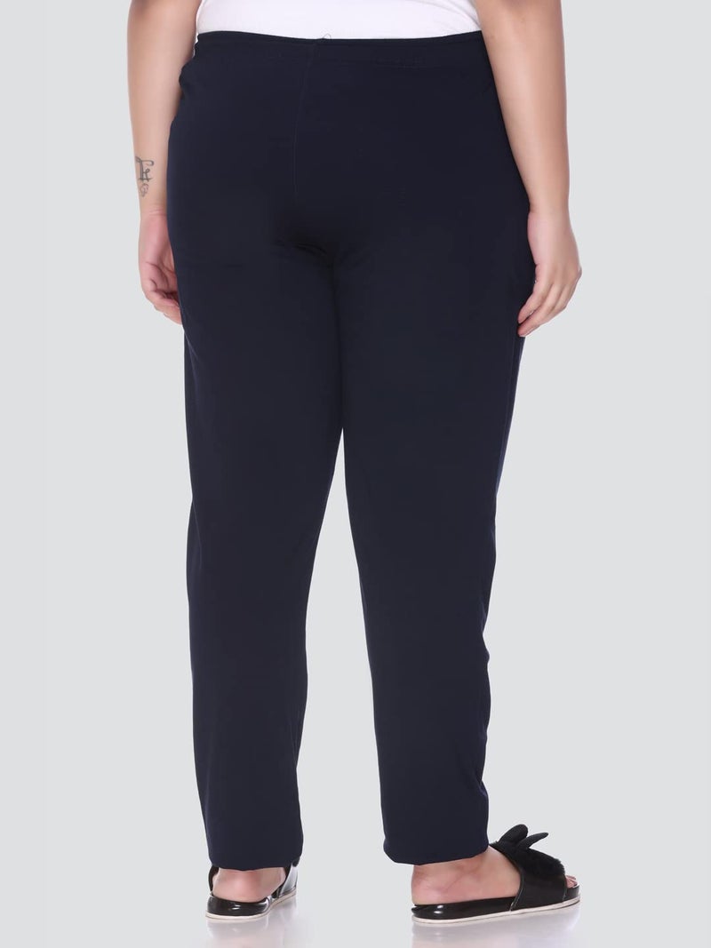 CUPID Woman's Regular Fit Cotton Track Pants, Lower, Sports Trouser,Night Pants, Joggers for Lounge n Gym Wear for Ladies - Image 5