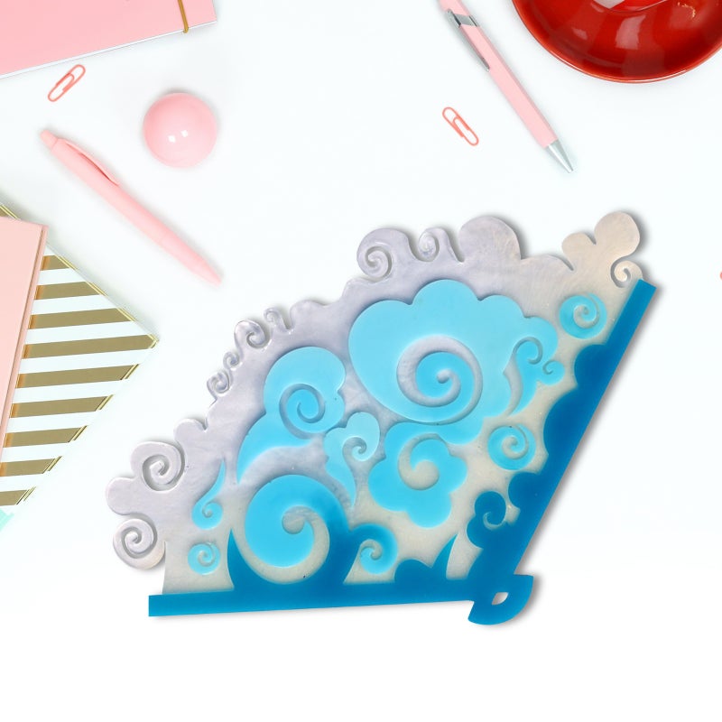 Fan Casting Mold Fan DIY Mould Silicone Mold Chinese Style Fan Making Tool - Image 4
