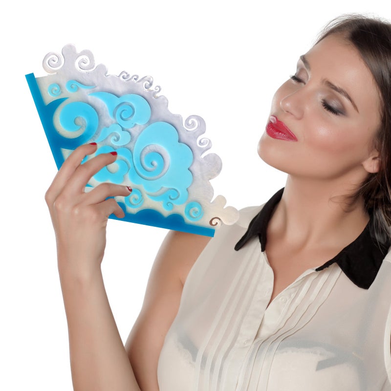 Fan Casting Mold Fan DIY Mould Silicone Mold Chinese Style Fan Making Tool - Image 1