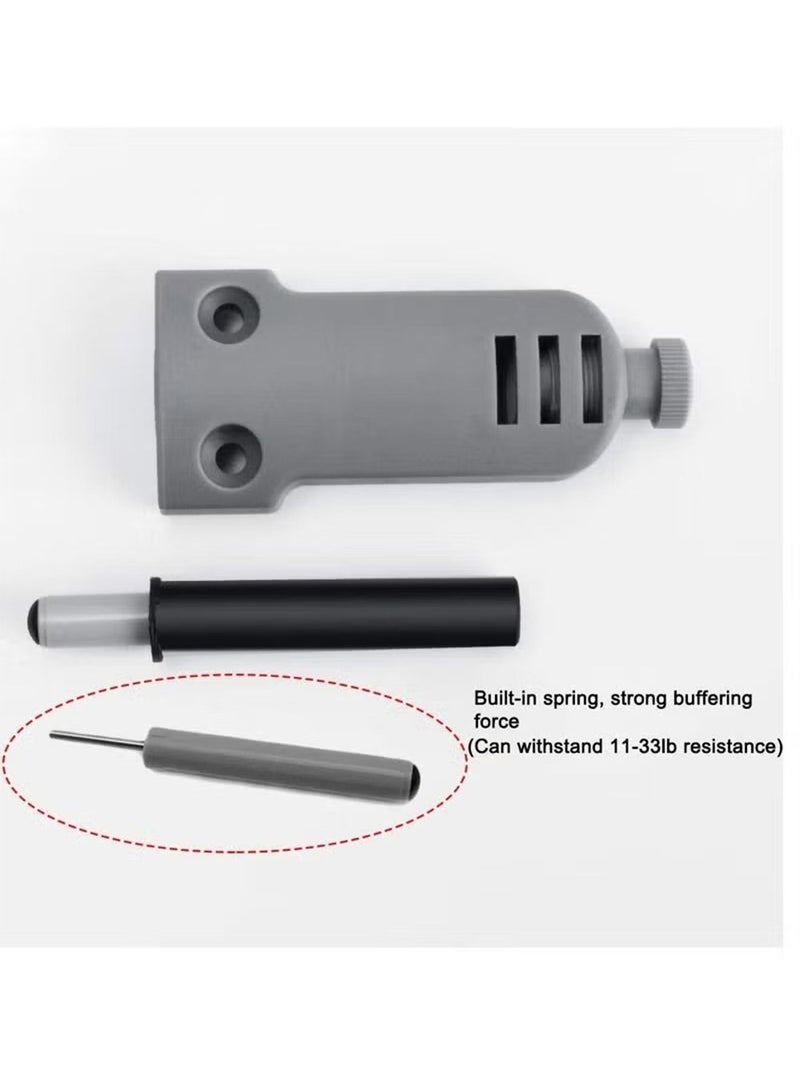 4 Pcs Cabinet Door Damper Soft Close Damper for Cabinet Doors ABS Plastic Quiet Bumper Damper Buffers for Furniture Cabinet Wardrobe Drawer - Image 4