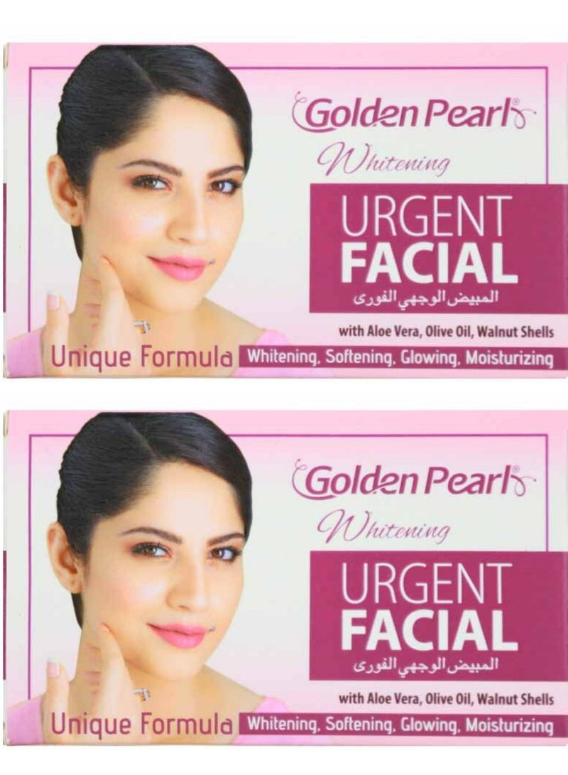 Golden Pearl Whitening Urgent Facial Unique Formula for skin- 25 ml 2 PCS - Image 1