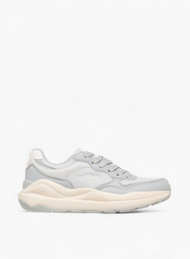 kangaROOS Women's Panelled Lace-Up Sports Shoes - Image 3