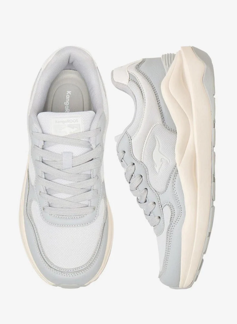 kangaROOS Women's Panelled Lace-Up Sports Shoes