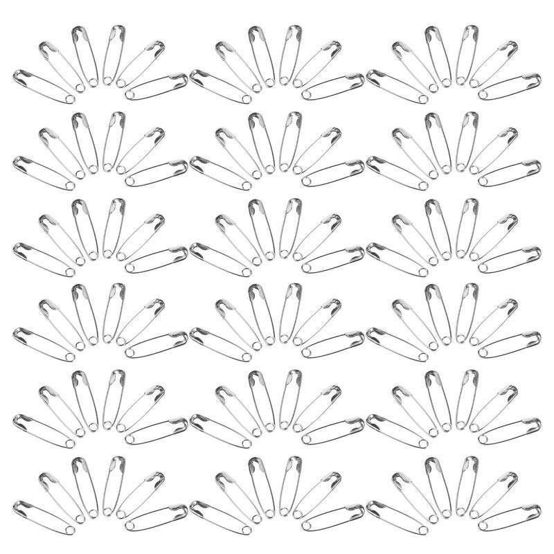 Small Silver Safety Pins 500pcs for Garment Tags Crafts and Sewing Fastening Clips - Image 2