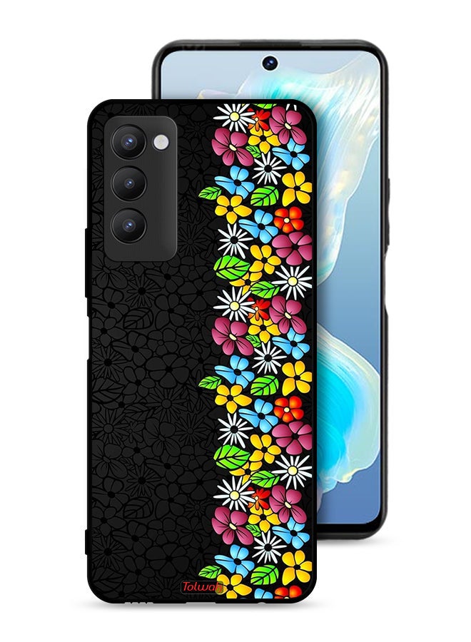 Tolwak Tecno Camon 18 Protective Case Cover Flowers Line - Image 1