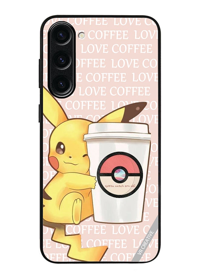 VR CREATIVE Protective Case Cover For Samsung Galaxy S23 FE Love Coffee Design Multicolour - Image 1