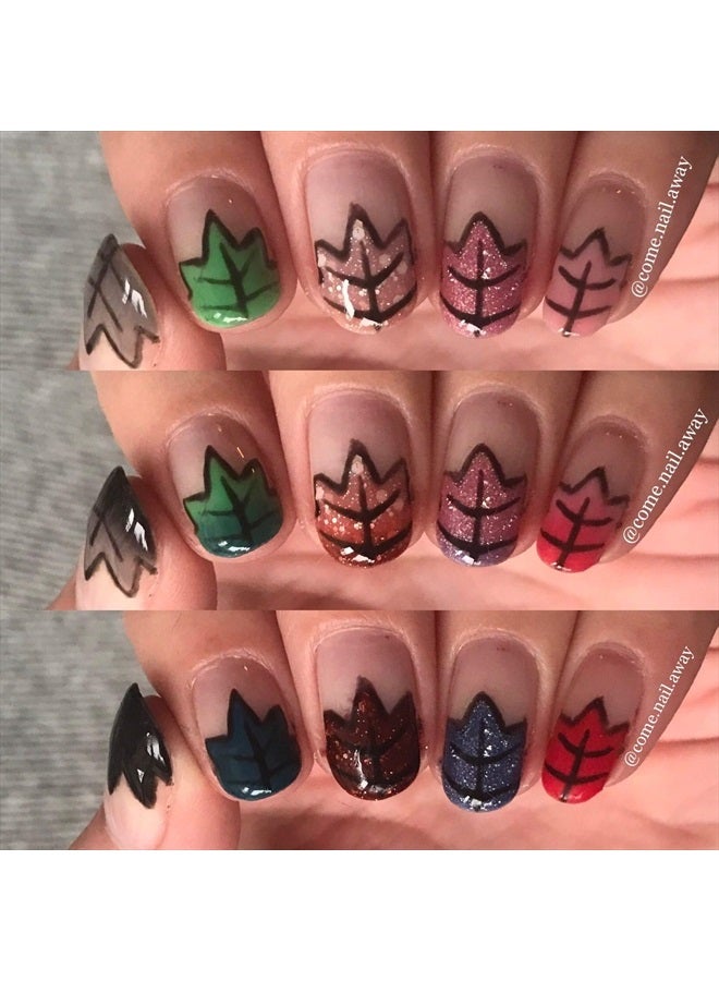 AIMEILI مجموعة طلاء أظافر جيل شفاف متغير اللون حسب درجة الحرارة - 6 قطع سعة 10 مل - مجموعة كيت 13 - Image 3