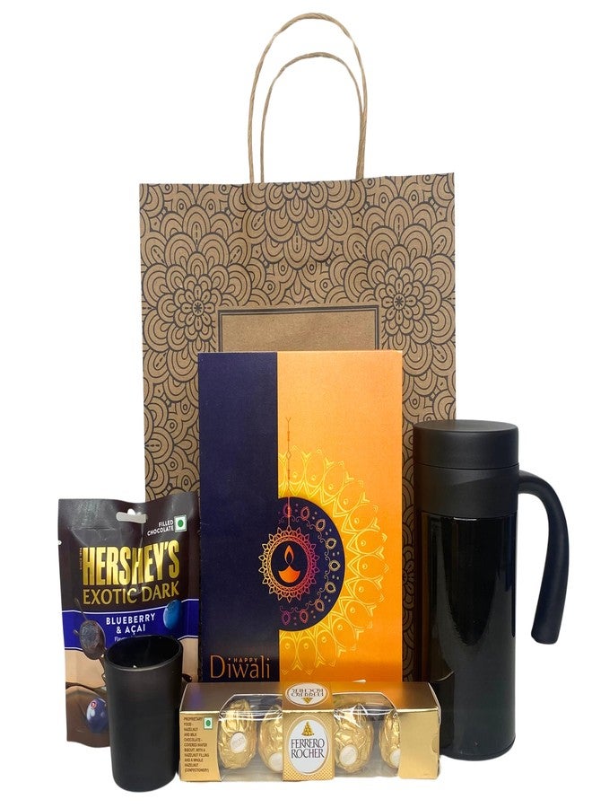 Northland Diwali Gift Combo - Greeting Card, Scented Candle, Mug with lid - Diwali Corporate Gift Items for Clients Vendors Distributors Partners Diwali Gifts for Employees - Image 1