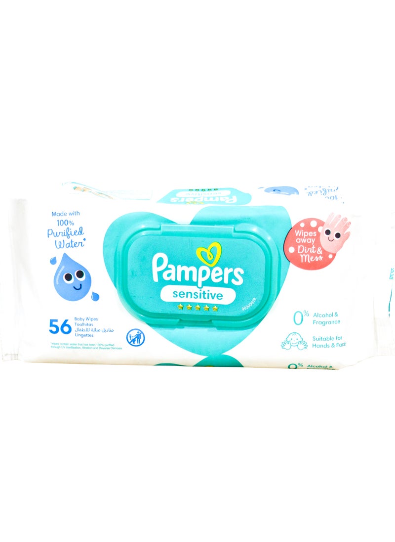 Pampers - Pampers Sensitive Protect 56 Wipes - Image 1