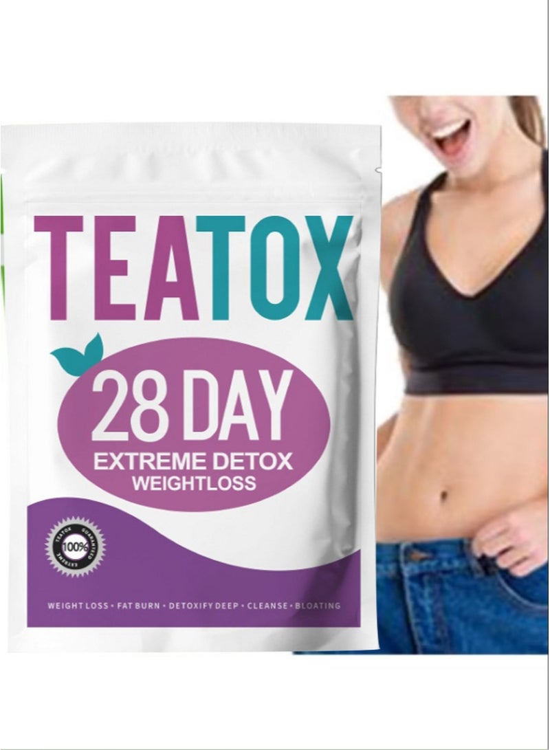 Wins Town Detox Weight Loss Tea Herbal Tea,Slimming Tea 28 Days Natural Diet Tea For Cleanse（28 Individual Bags）  - Image 1