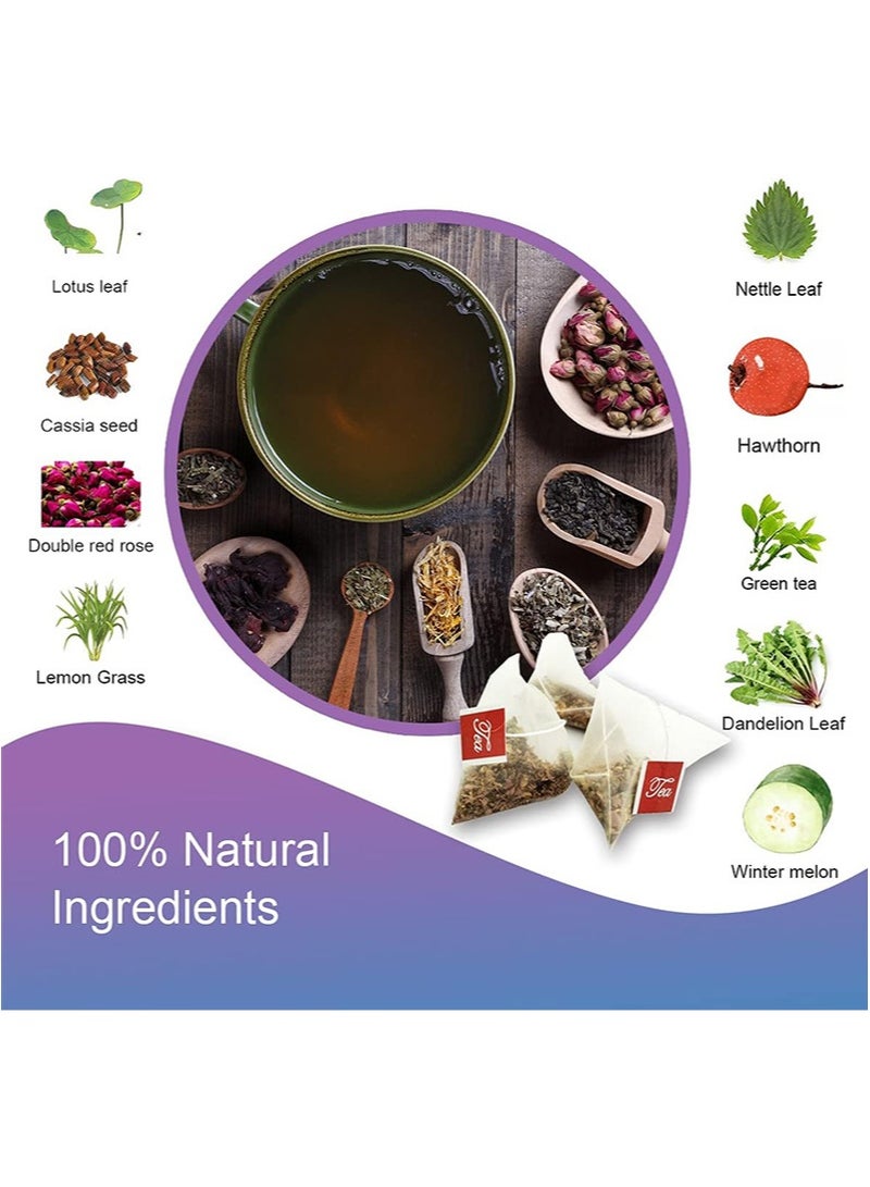 Wins Town Detox Weight Loss Tea Herbal Tea,Slimming Tea 28 Days Natural Diet Tea For Cleanse（28 Individual Bags）  - Image 2