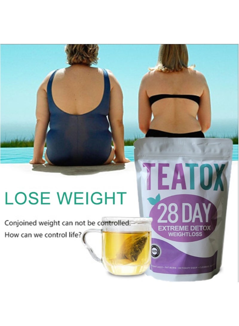 Wins Town Detox Weight Loss Tea Herbal Tea,Slimming Tea 28 Days Natural Diet Tea For Cleanse（28 Individual Bags）  - Image 3
