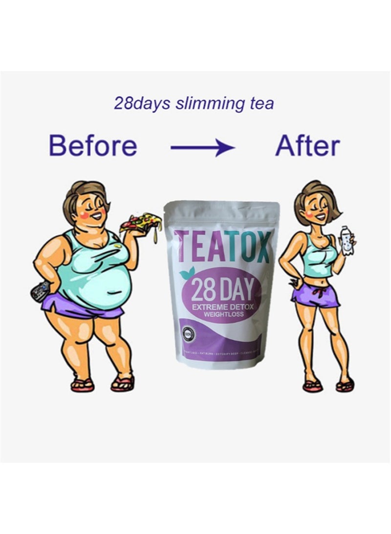 Wins Town Detox Weight Loss Tea Herbal Tea,Slimming Tea 28 Days Natural Diet Tea For Cleanse（28 Individual Bags）  - Image 5