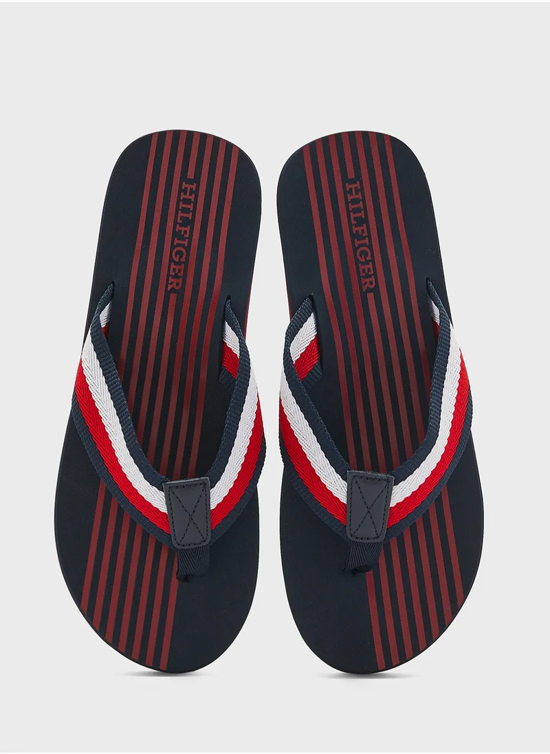 TOMMY HILFIGER HILFIGER RWB BEACH SANDAL